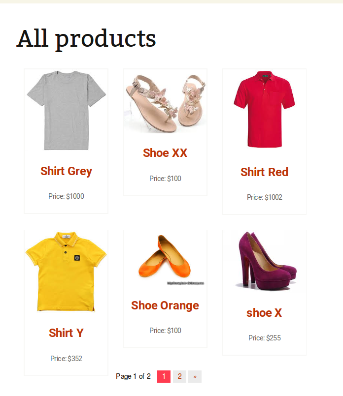Screenshot of front end display - screenshot-1.png
