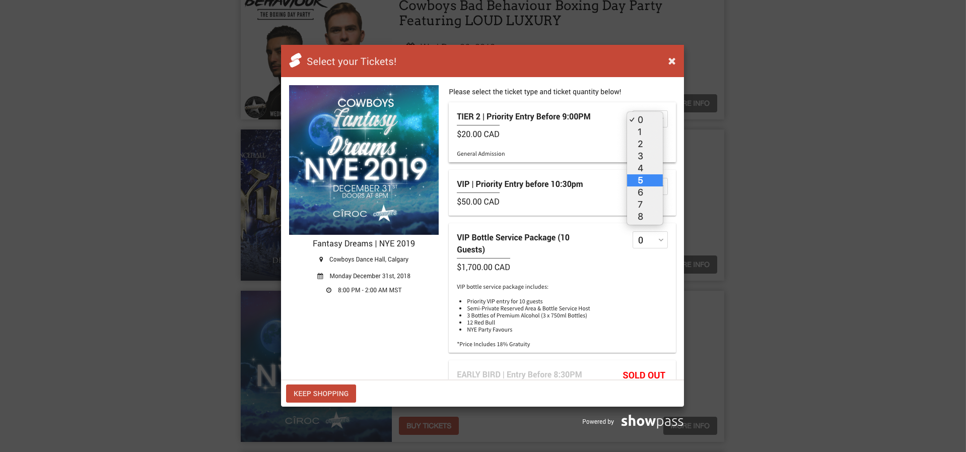 This plugin utilizes the Showpass Purchase Widget for a seamless checkout experience - no redirects means higher conversion rates