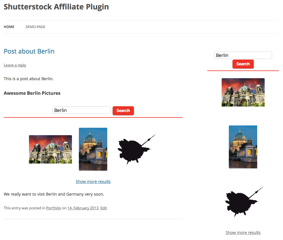 Powerful shortcode editor for showing Shutterstock images in posts and pages