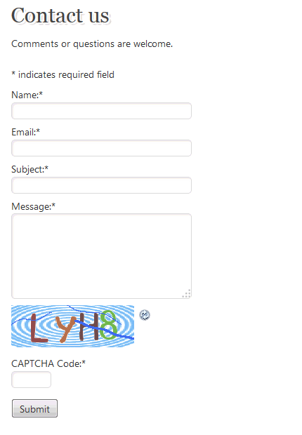 screenshot-1.png is the contact form.