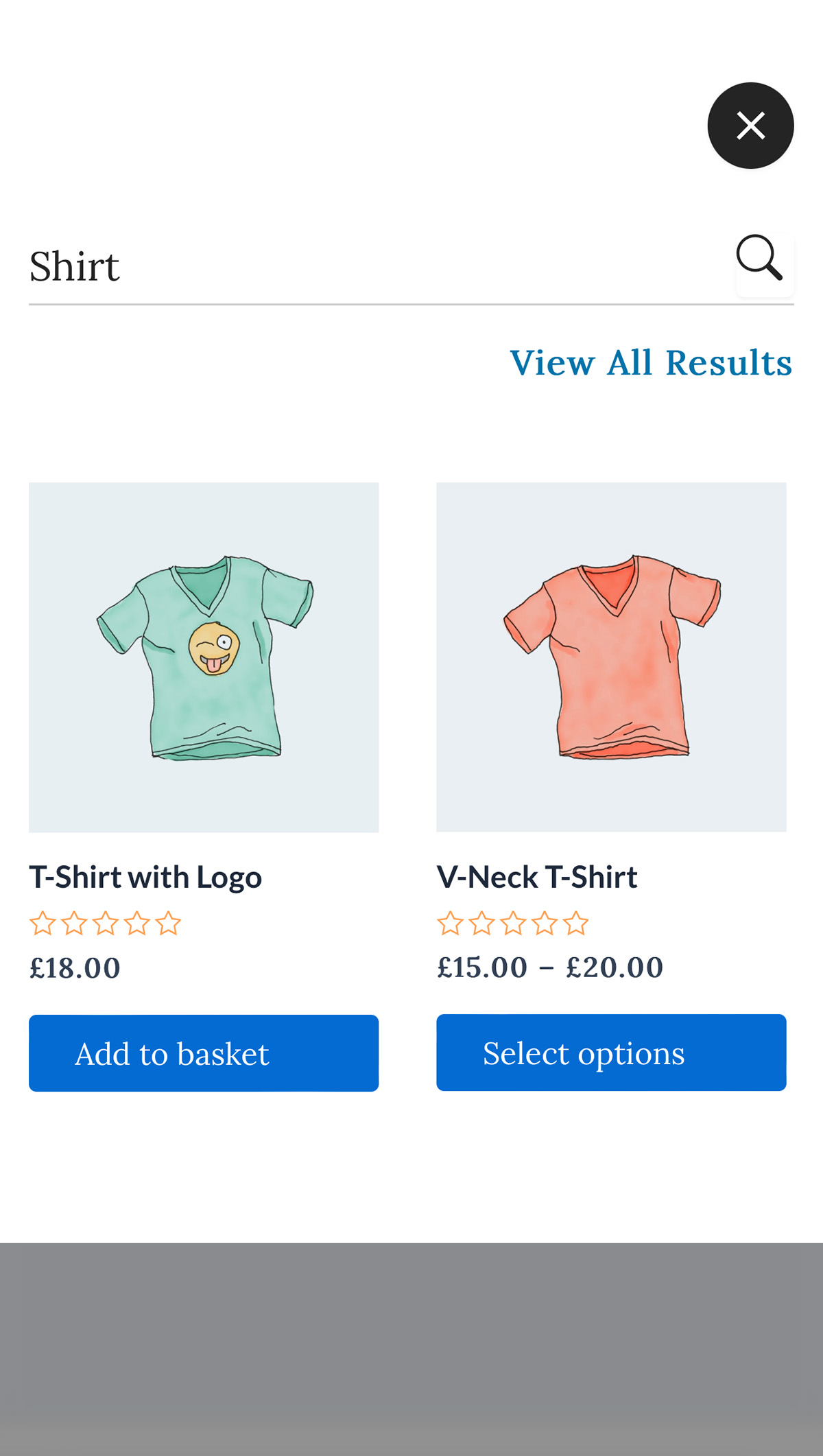 Admin settings panel