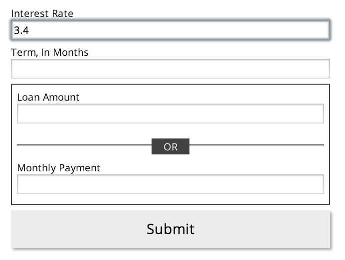 Enter an Interest Rate