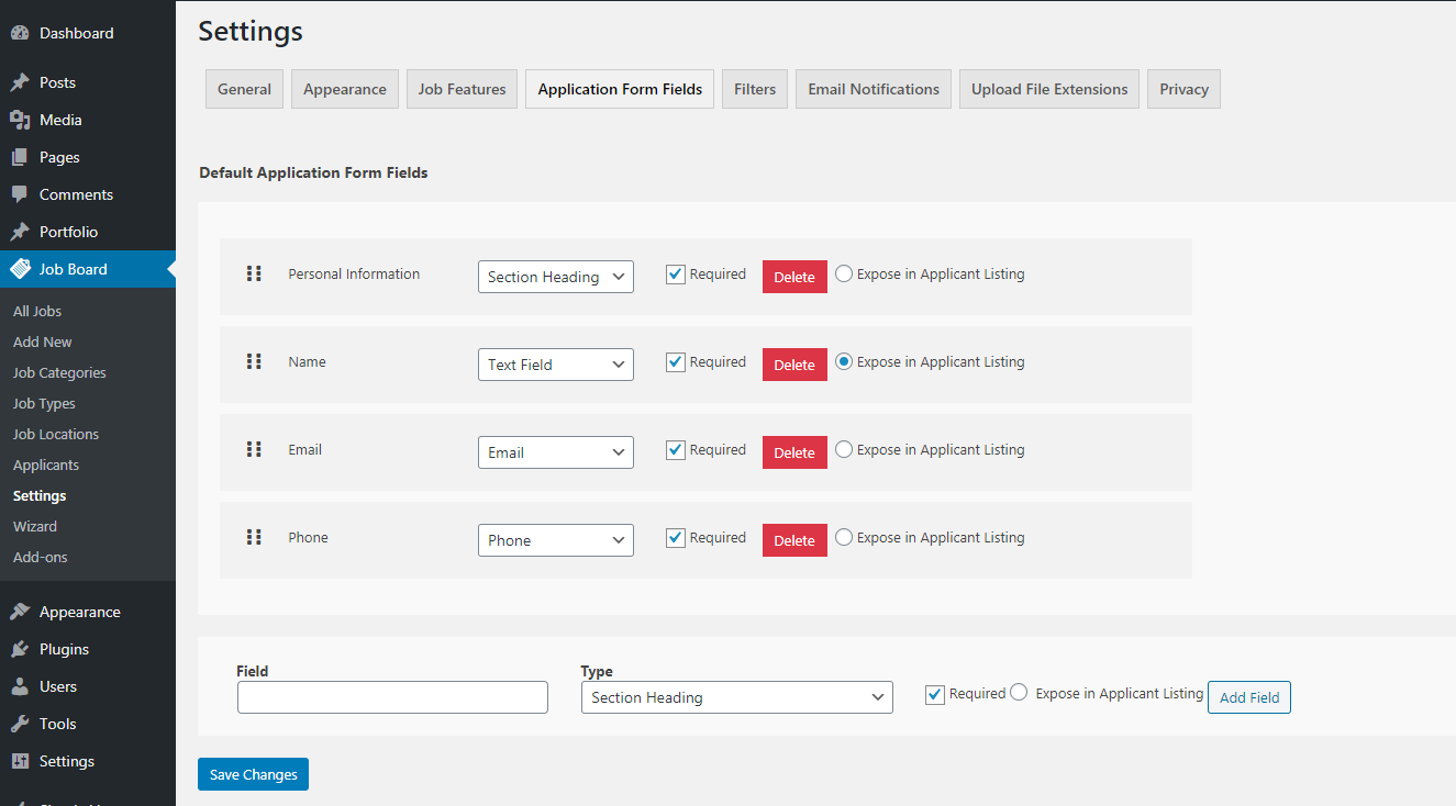 **Job Categories** - Categorize your similar jobs under a group of categories with the help of a shortcode.