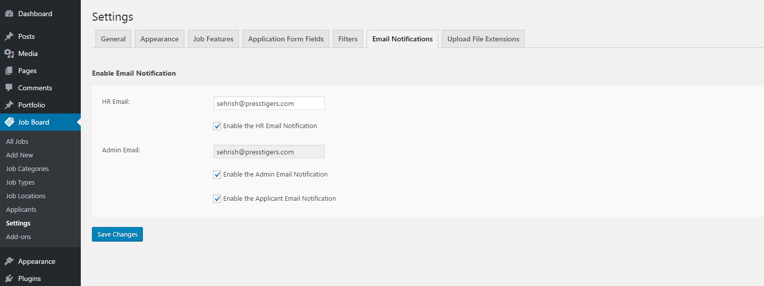 **Job Location** - Let your users create jobs according to a certain demographic location.