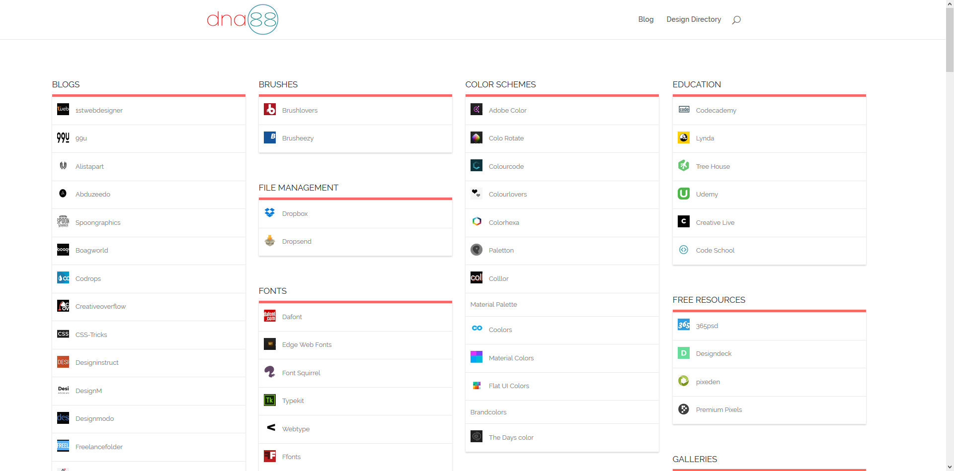 Front end default design template