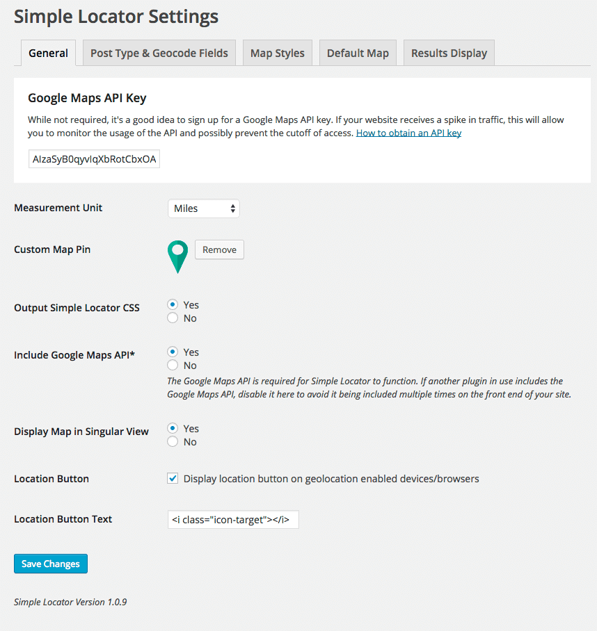 Use the included post type and latitude/longitude fields, or specify your own existing combination of type and fields. Works with Advanced Custom Fields. Ideal for developers looking for a customizable location search.