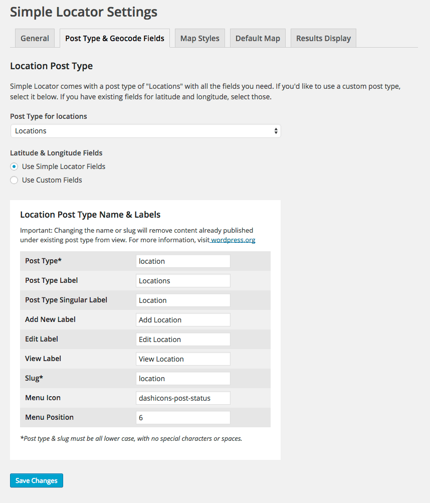 Choose from a list of pre-defined map styles, and optionally customize the Google Maps options object.