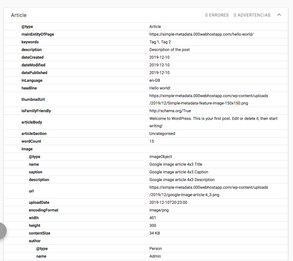 Post metadata 1
