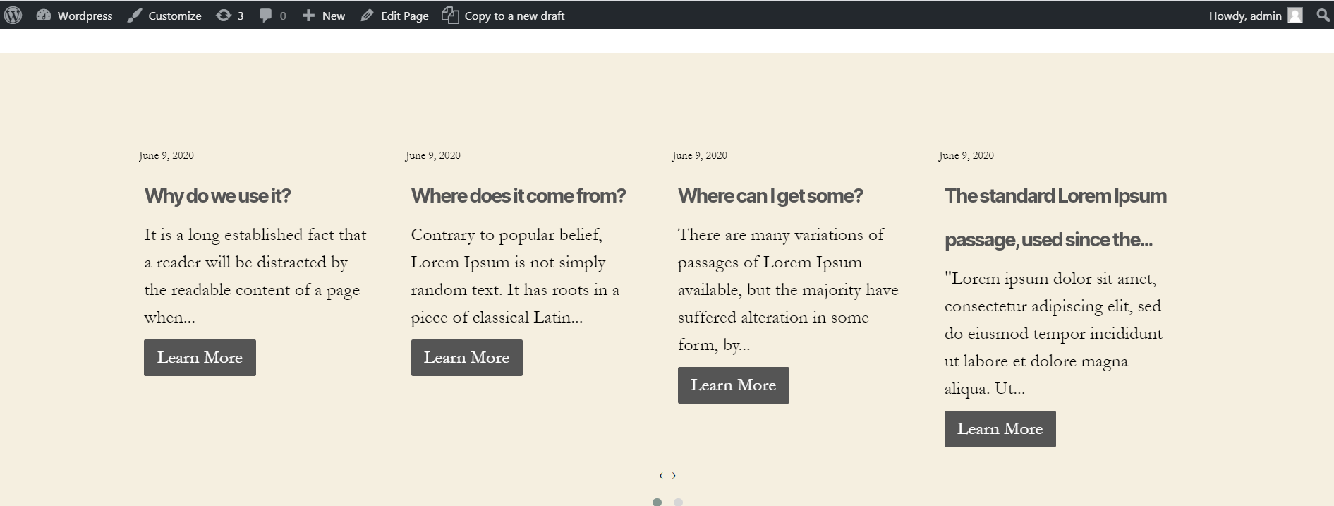 Display News with List view