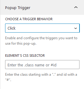 Click Trigger