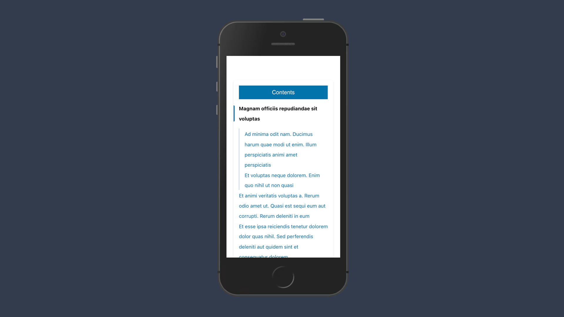 Toggleable TOC on mobile