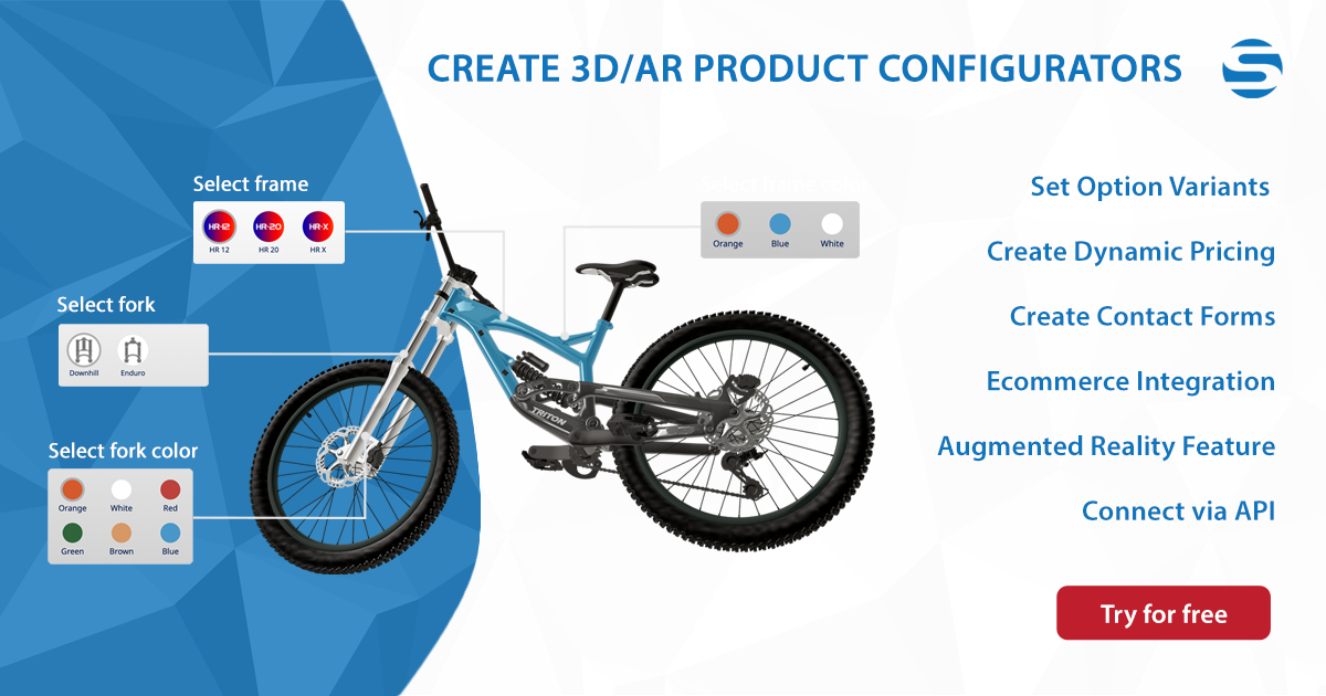 Configurator embedded inside a WooCommerce product page.