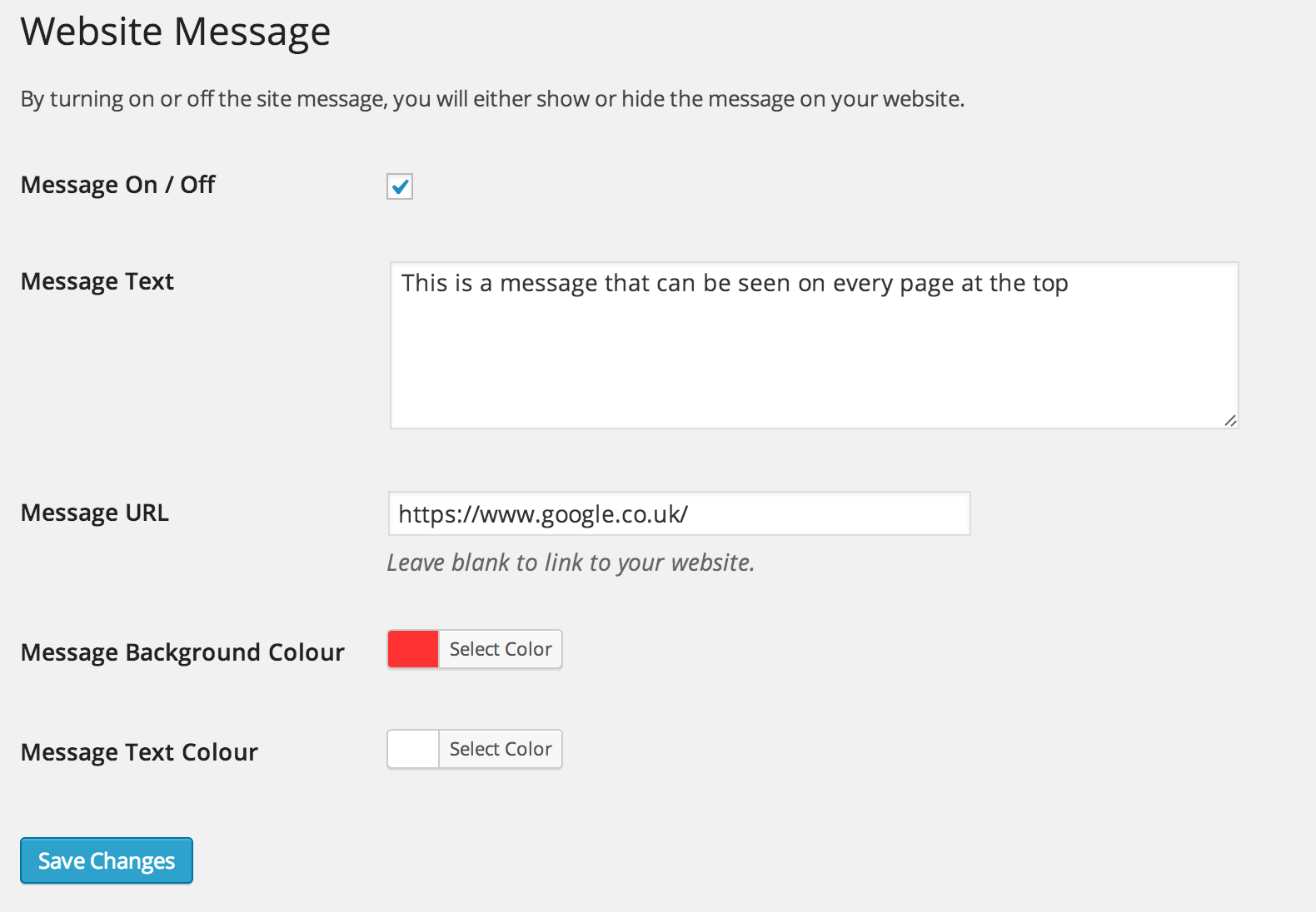 Easy to use Settings and Customisation