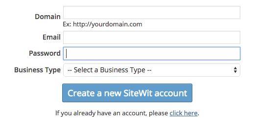 You can create a new account or log in with an existing account, then link your WordPress site.