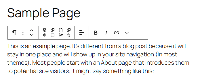 Toolbar with "Top toolbar" disabled
