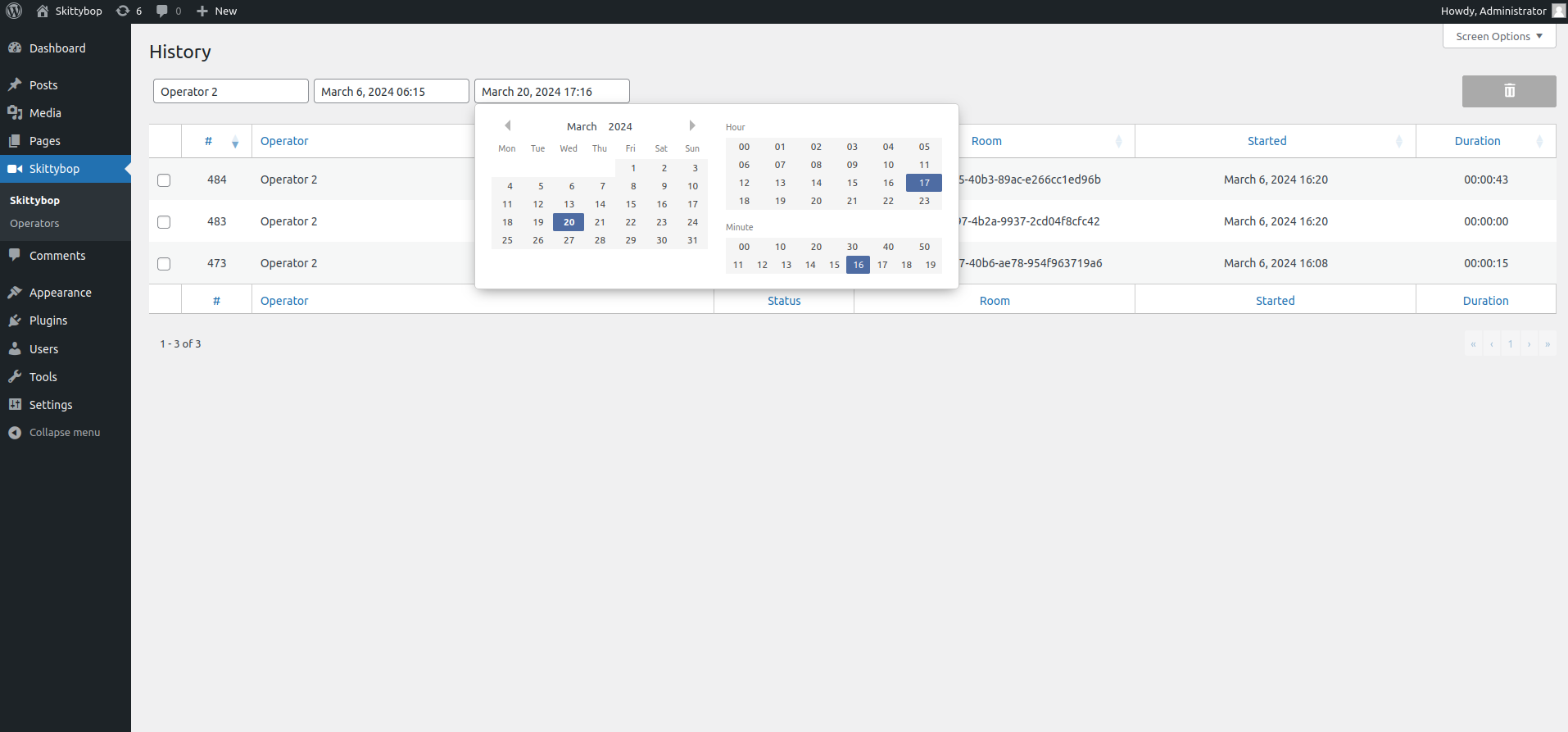 Create an operator account