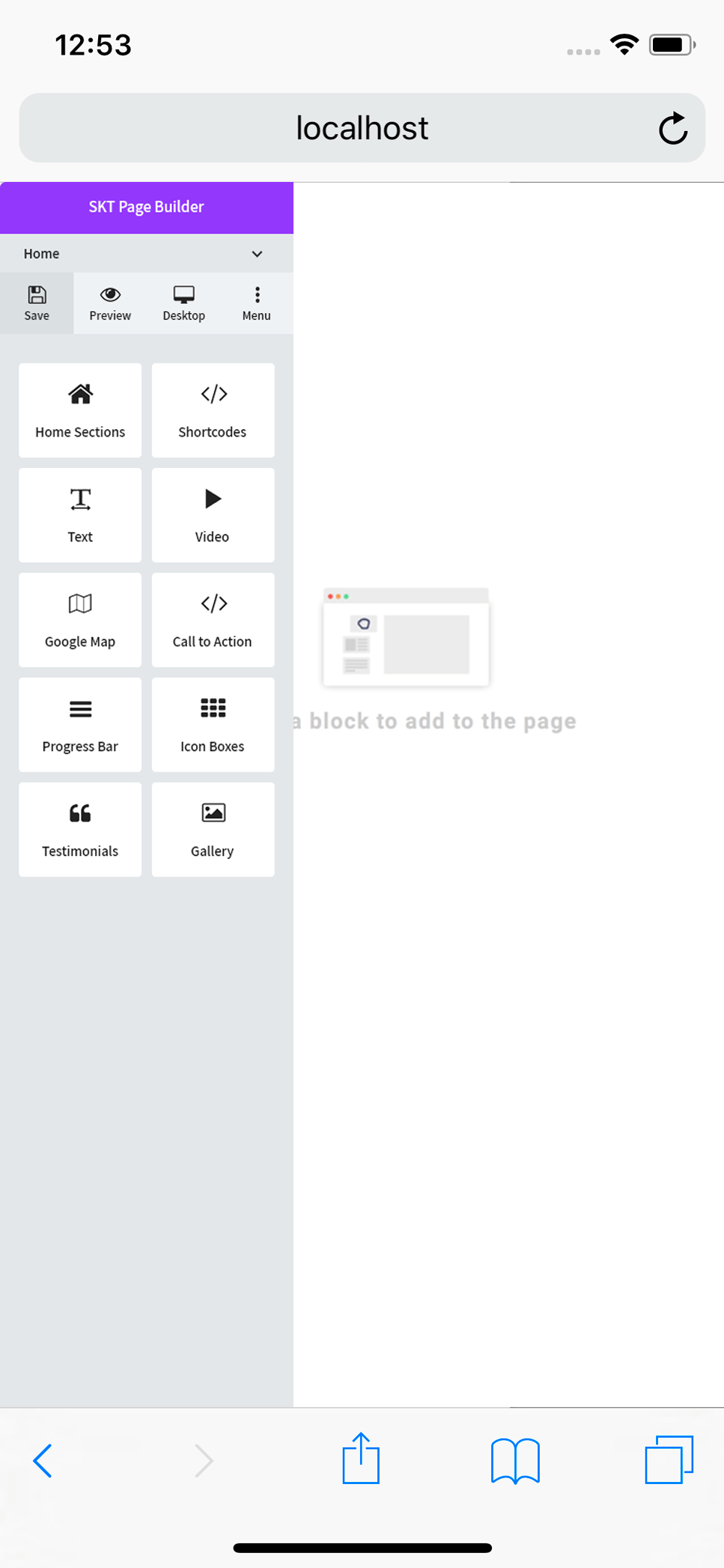 Live editor