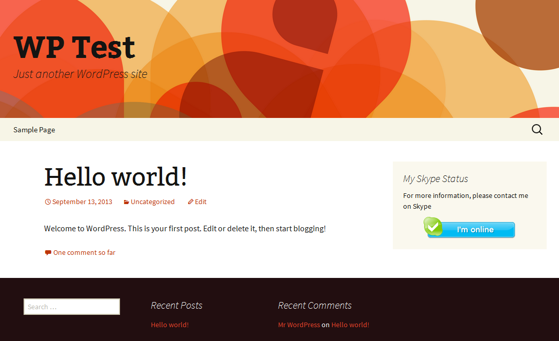 Result in front-end