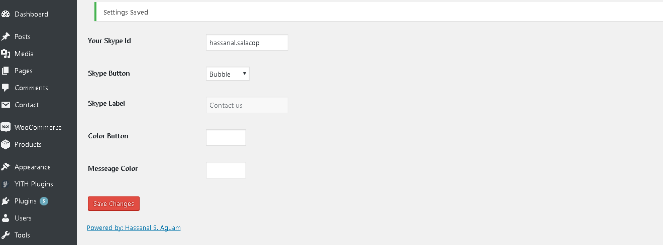 The Admin Controls.