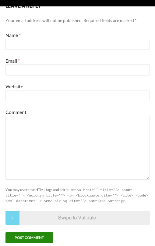 The default slider on the WordPress Twenty Fourteen theme.