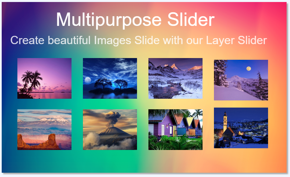 Slider Slideshow with layers Screenshot 3.