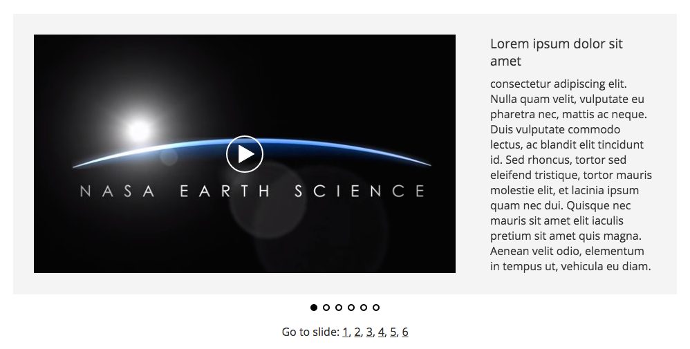 Slider with right-side thumbnails.