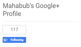 Widget output on page.