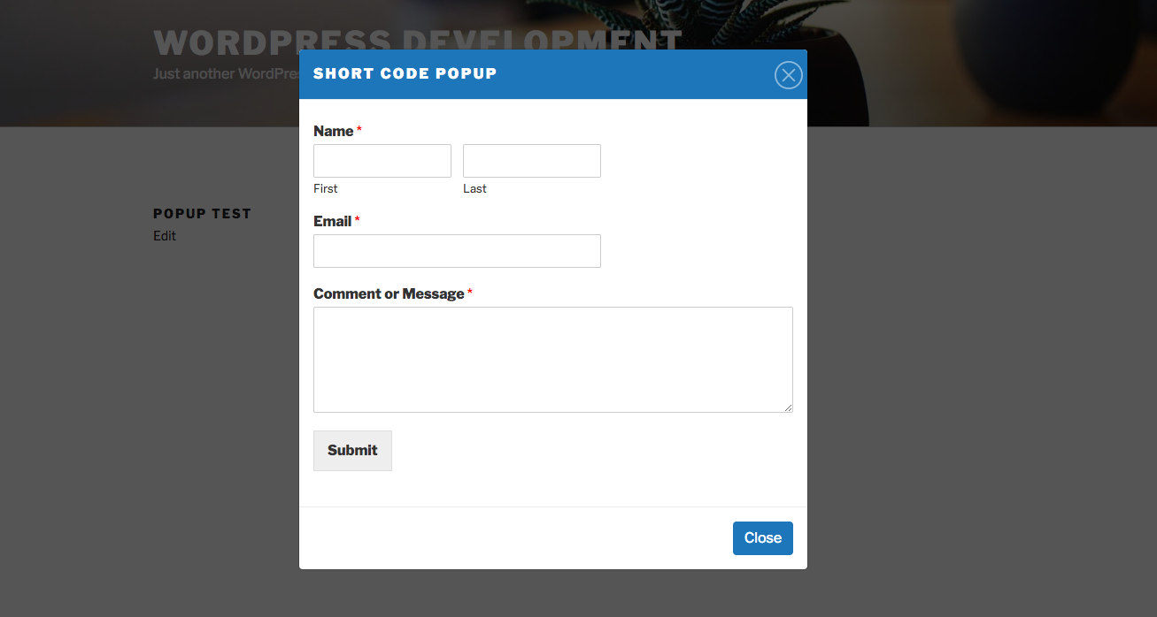 New Popup - Image