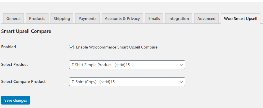 Woocommerce Setting Woo Smart Tab.