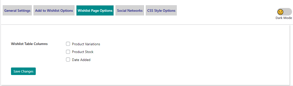 Social Networks Settings