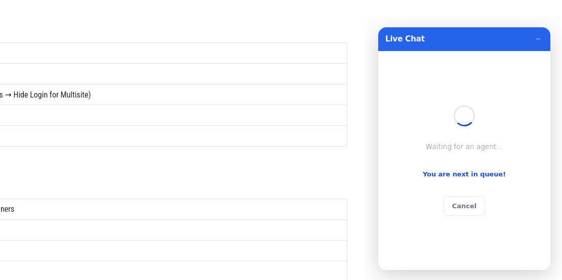 Agents Status — Shows agent online/offline status