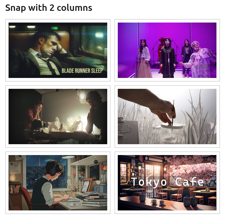 Display your video gallery in your theme.