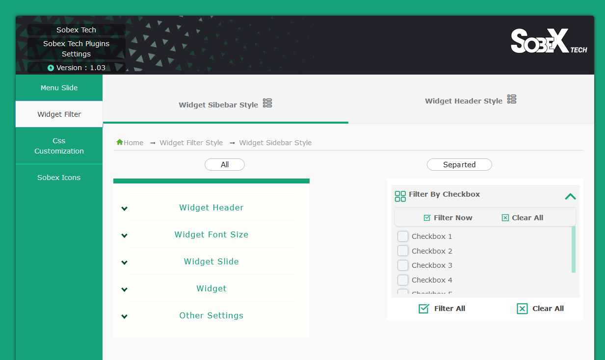A live example of  Sobex tech Plugin in a store