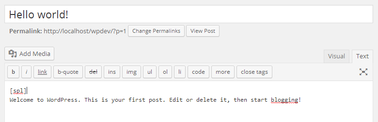 Add Shortcode any where like pages/posts.