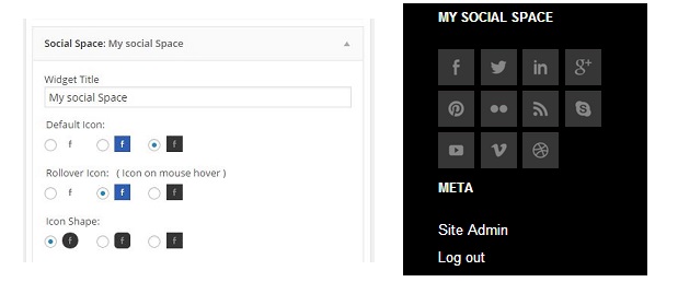 When you enter the 'Widget Title', it also reflects in the widget titlebar.