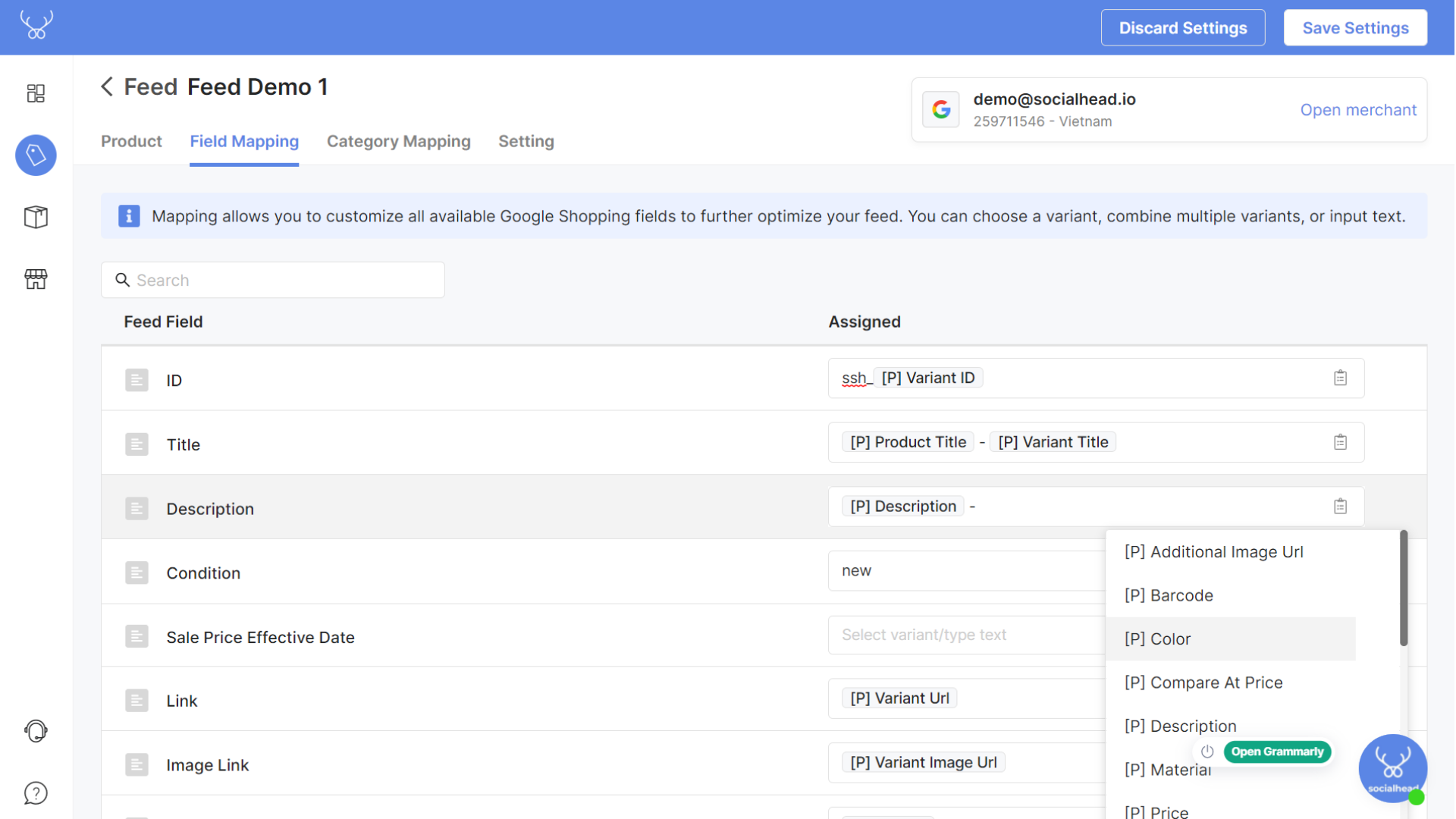 Optimize product data fields for higher reach and discoverability.
