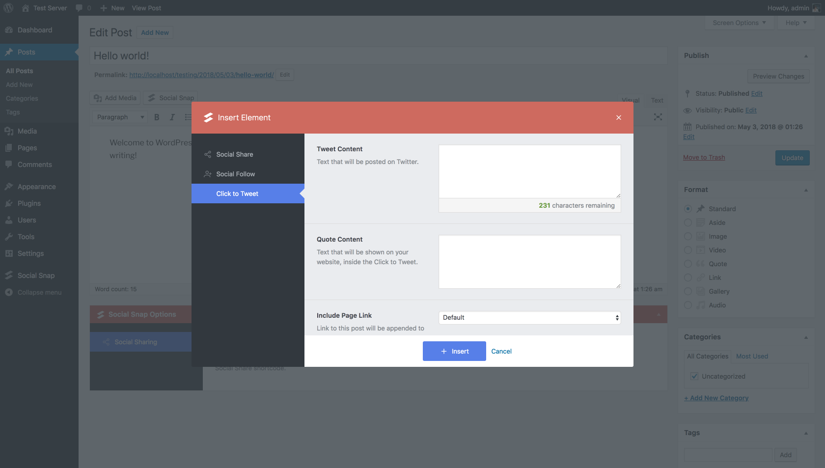 Inline Buttons - example 2