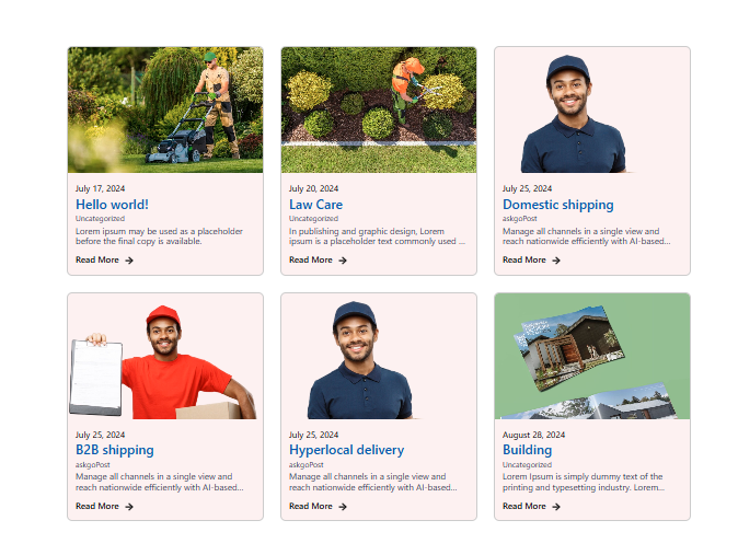 Loop Slider widget demo