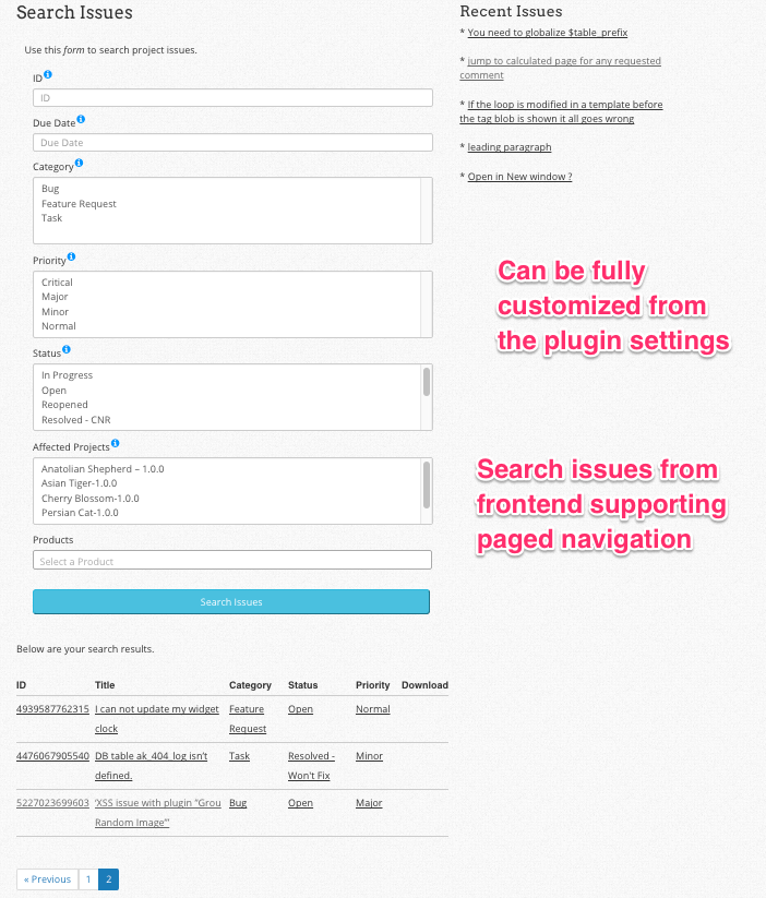 Many customization options available from plugin settings without changing theme files