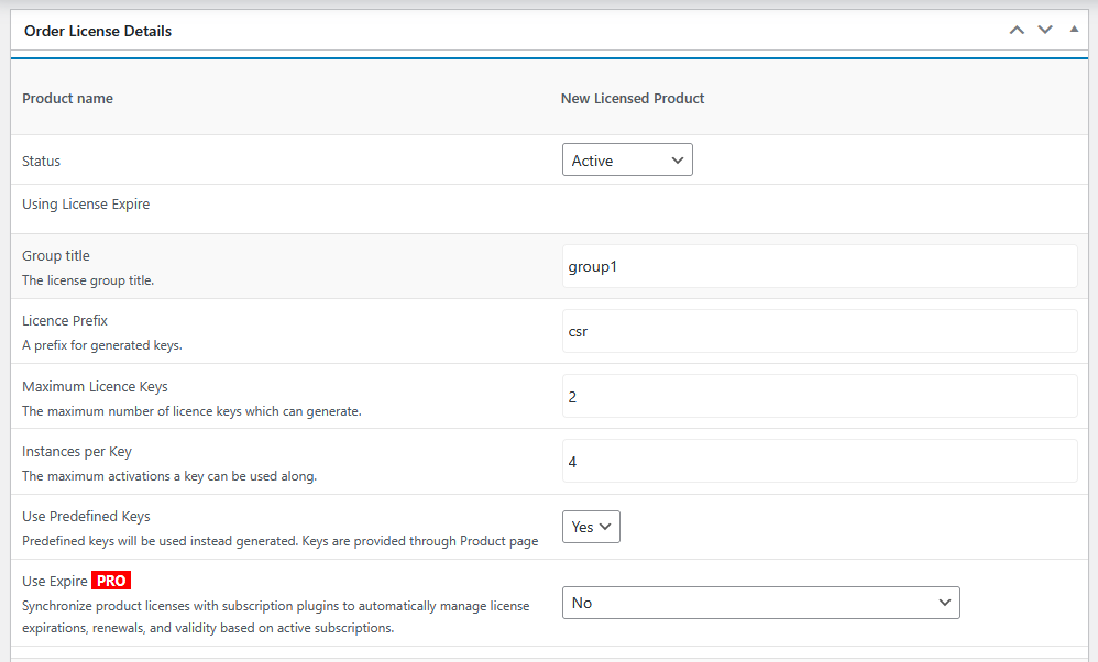 License Manage on My Account.