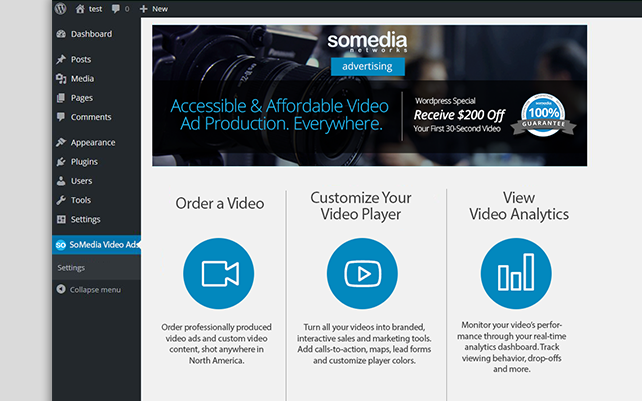 Order from a wide selection of video ad styles, anywhere in North America.