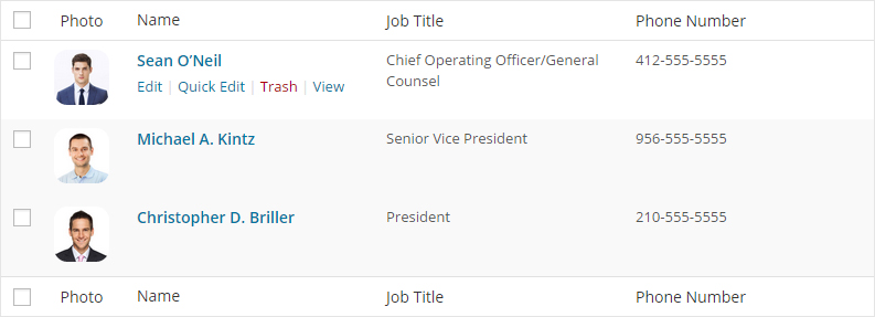 before Sortable Posts