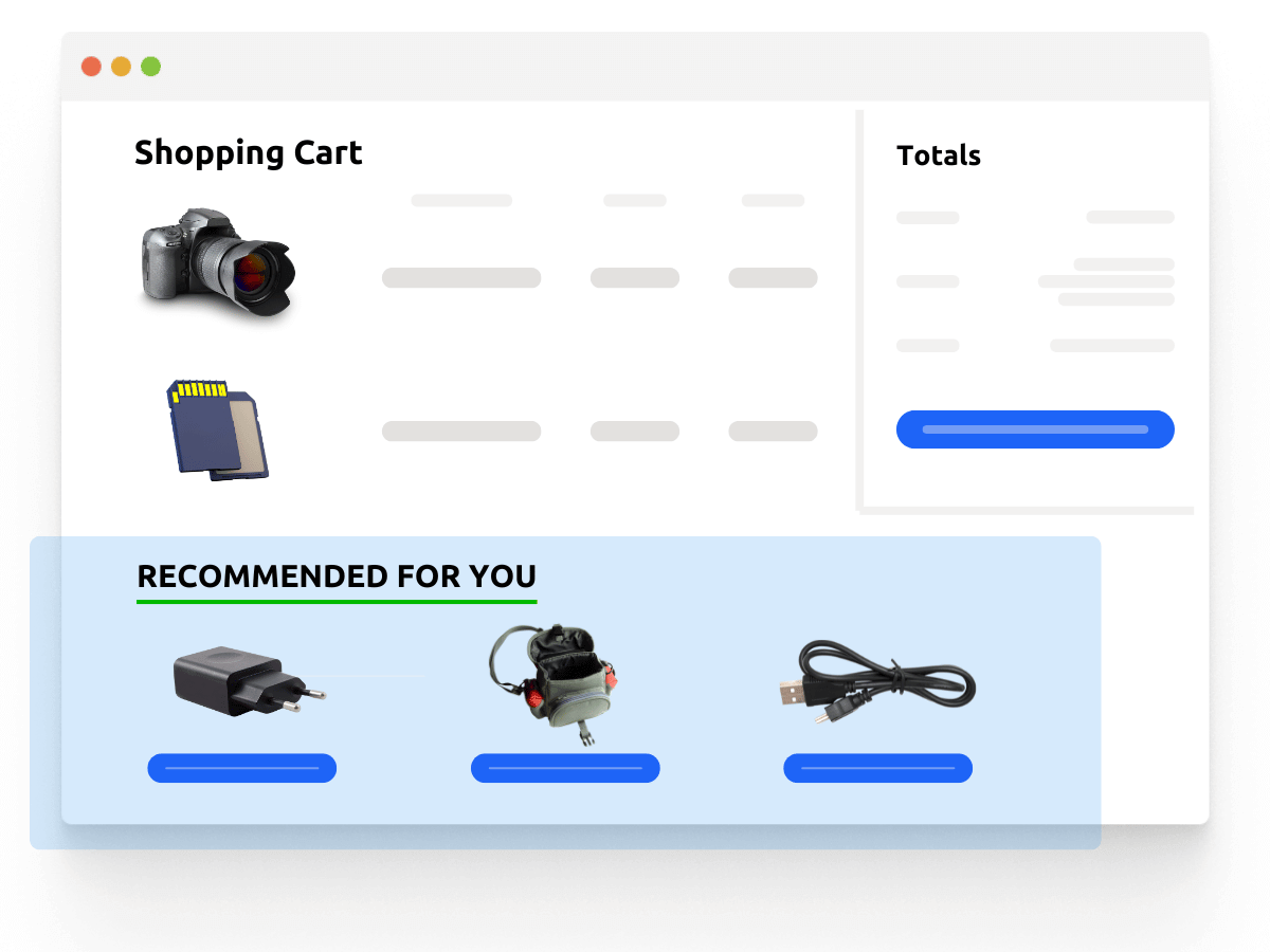 Recommend Products on Your Cart &amp; Checkout pages