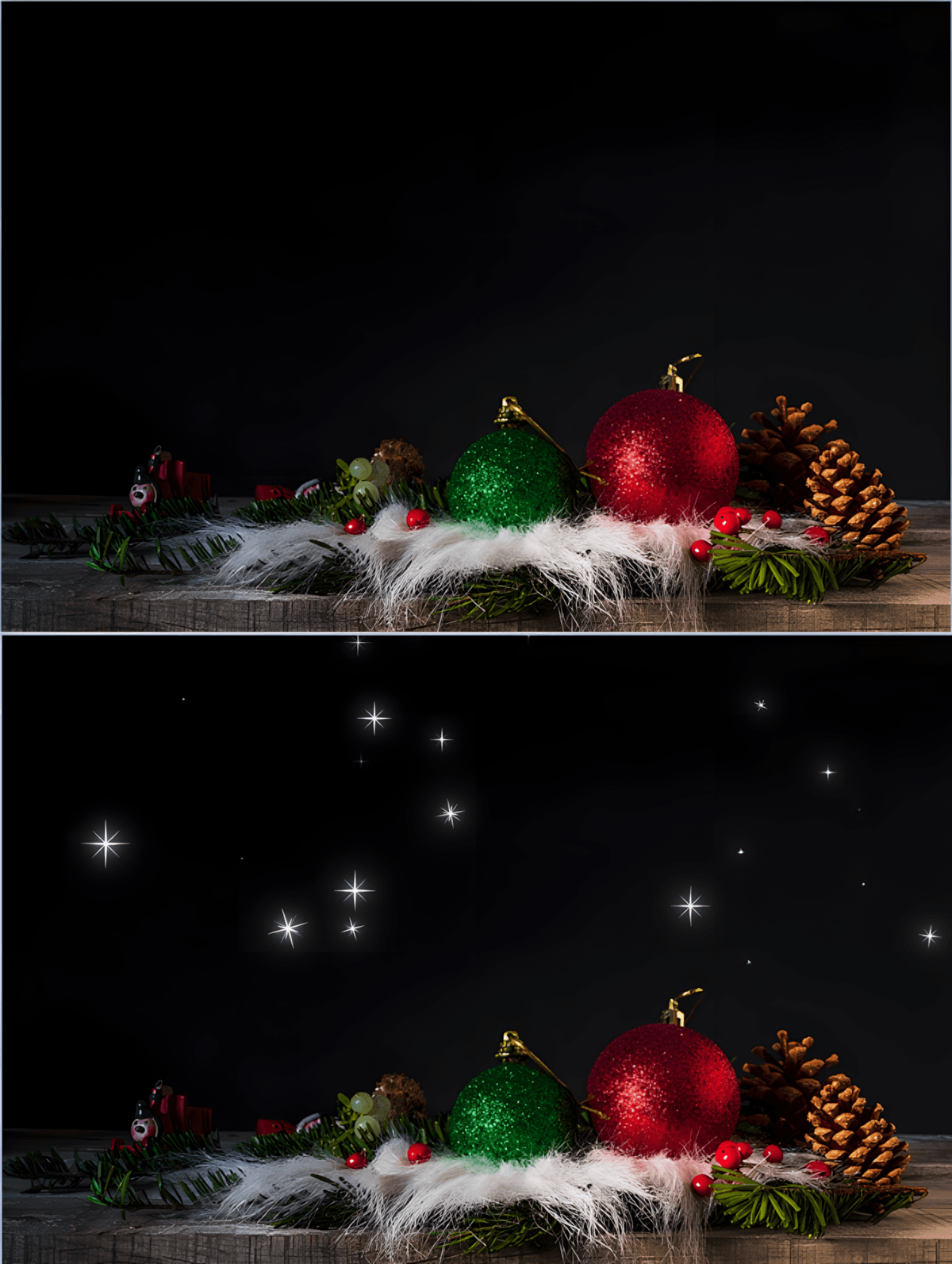 Sparkles in action on a live Divi page