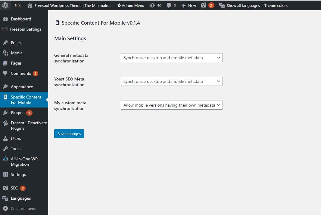 Custom metadata synchronization (for developers)