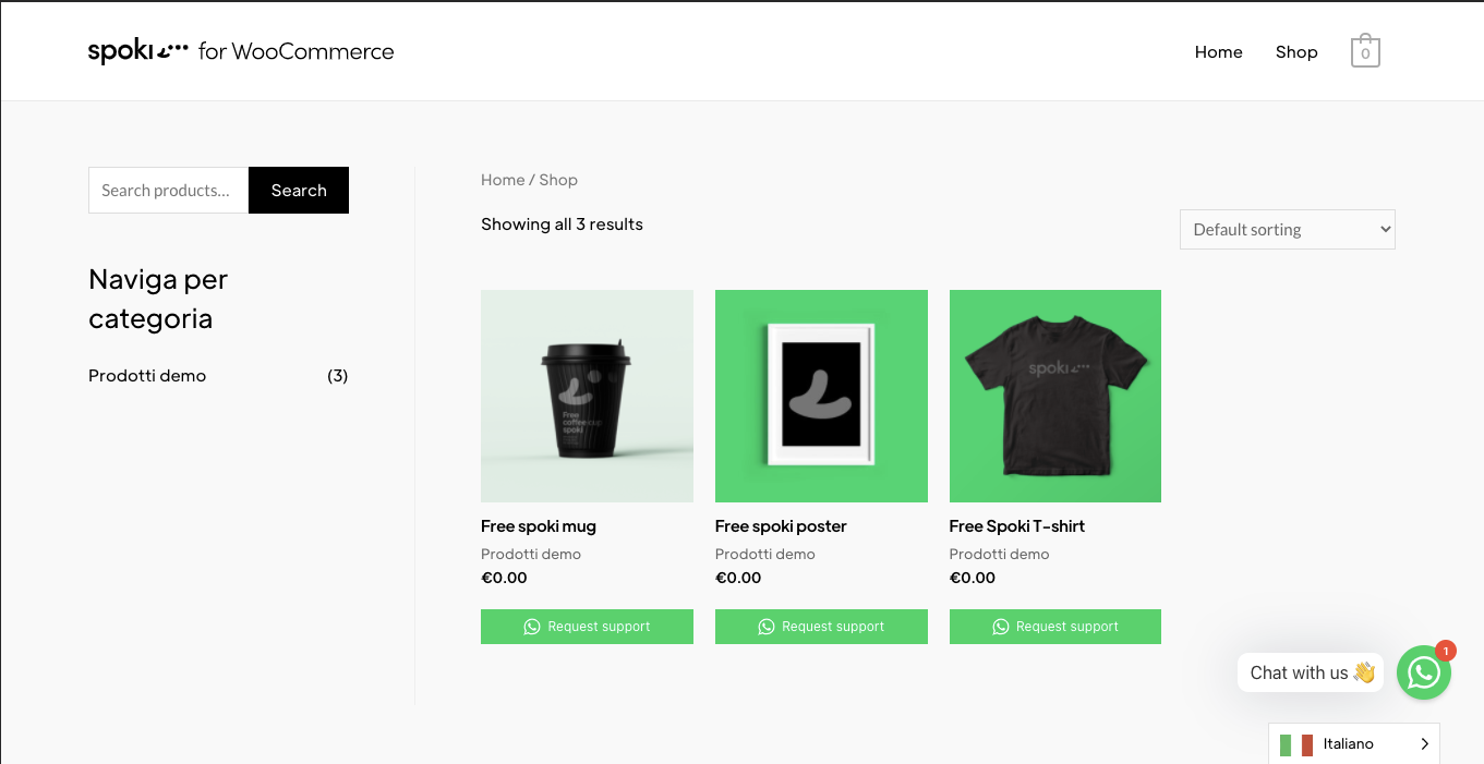 Shop Page