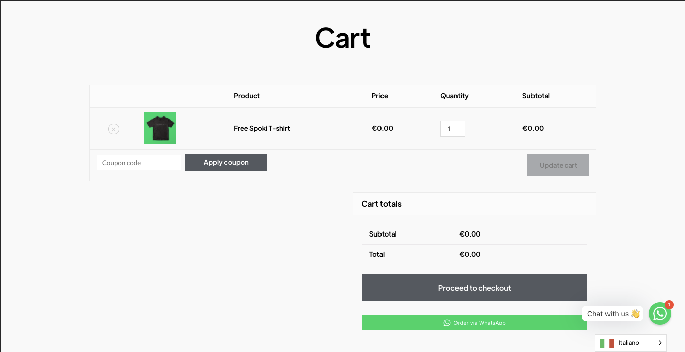 Cart Page