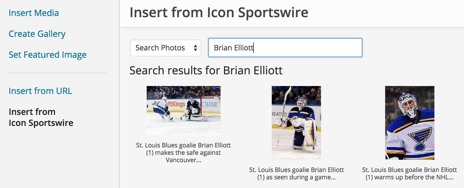 Search photos by typing in keywords