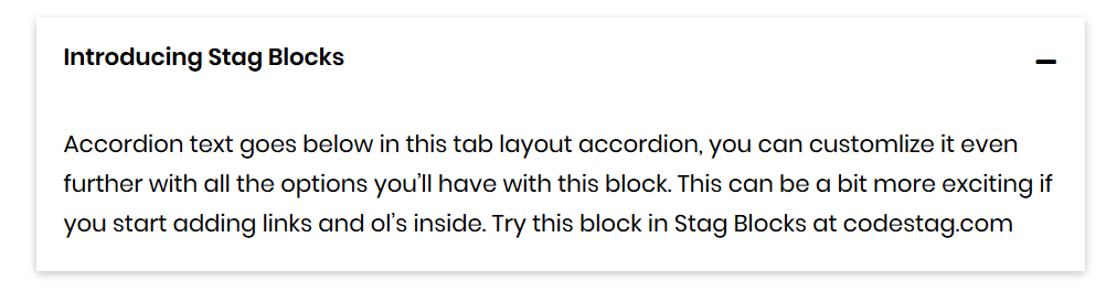 Alert Block - Display a notice with customizable icon, title, and description.