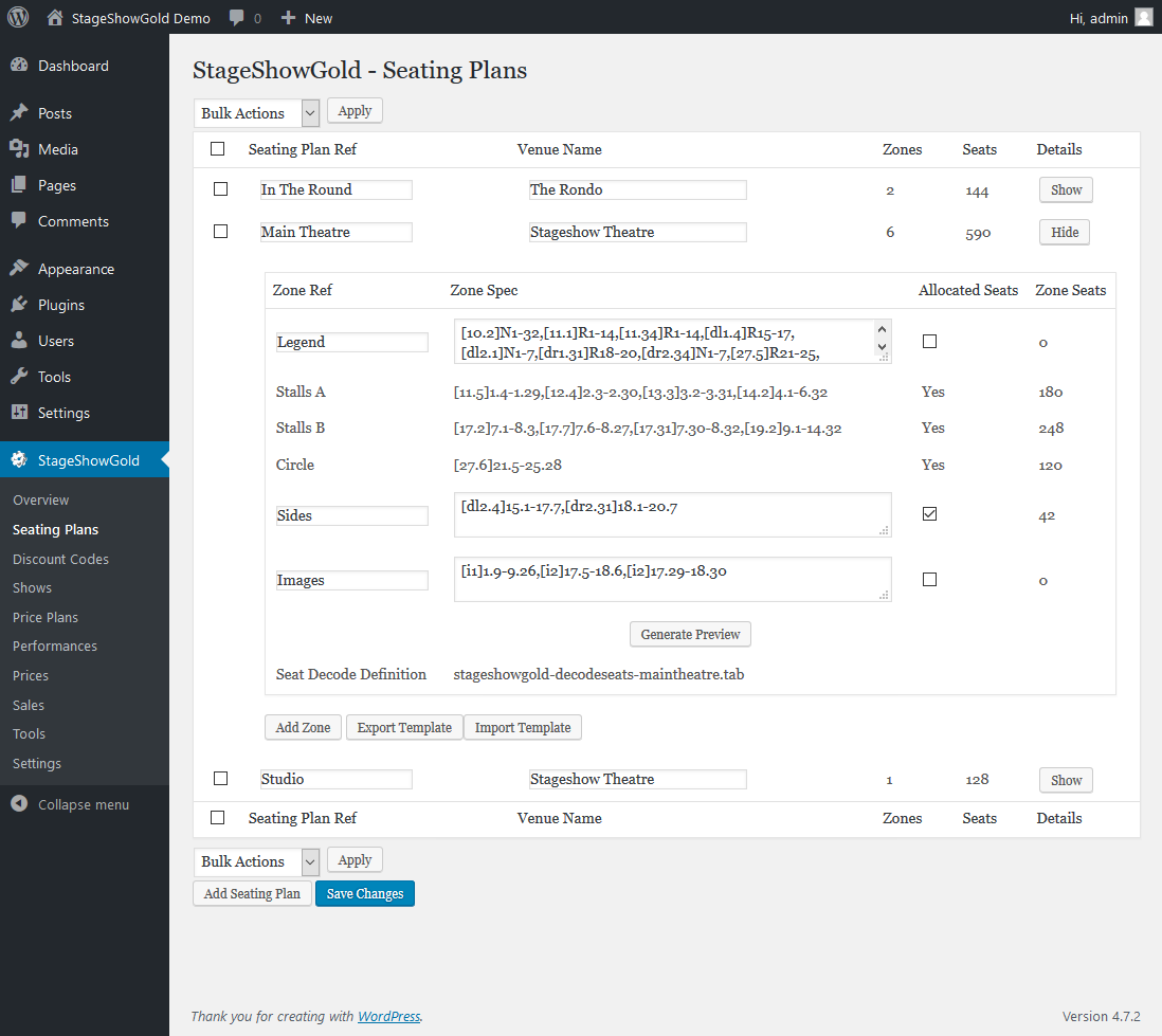 Screenshot 12: PayPal Settings Page